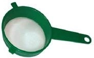 Virtuvinis sietelis 20 cm iš plastiko su smulkiu tinkleliu 1,3 mm