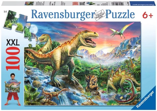 Ravensburger dėlionė Dinozaurų amžius 100 dalių