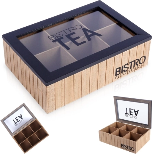 Stiklinis dangtis su juodu rėmeliu