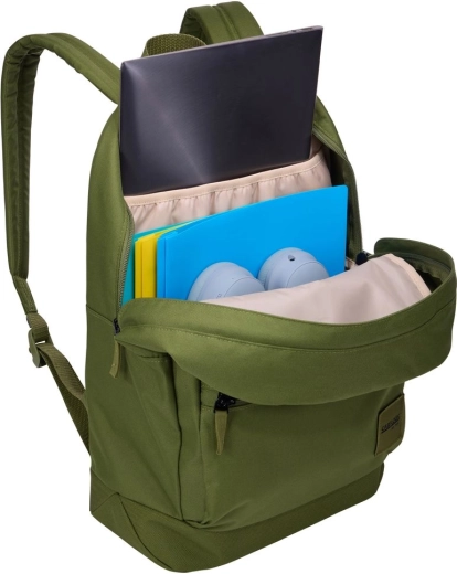 Space for a laptop up to 15.6" and school supplies