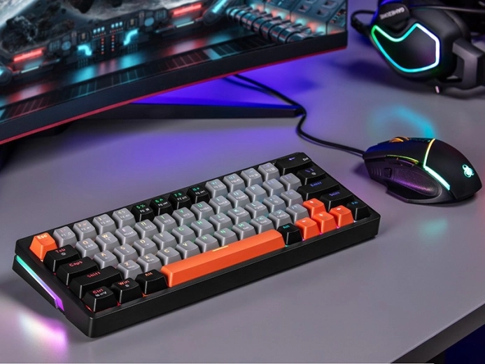 Compact 60% form factor for more space