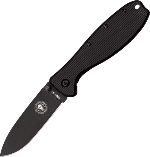 Sulankstomas peilis ESEE Zancudo Black, 7,7 cm, visiškai juodas, FRN
