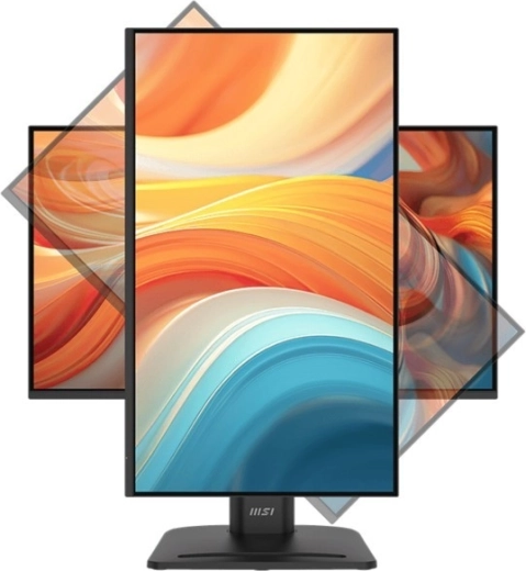 Ergonomic stand with height adjustment and pivot