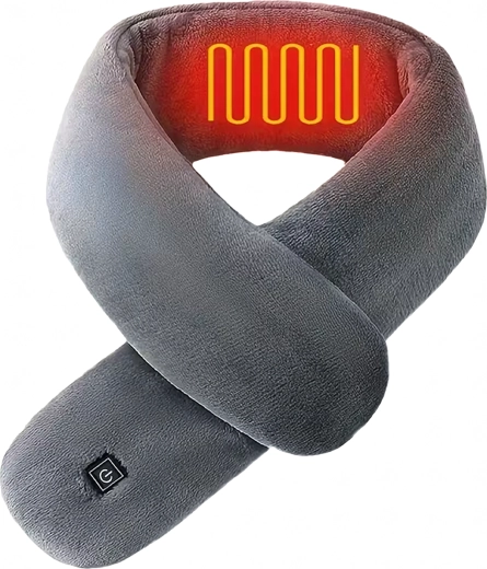 USB šildomas kaklo šalikas