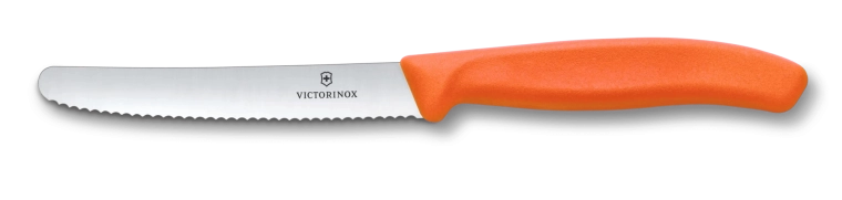 Victorinox Swiss Classic dantytas pomidorų ir stalo peilis 11 cm, oranžinis