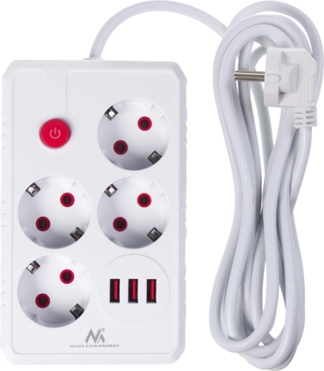 4 sockets + 3× USB in one place