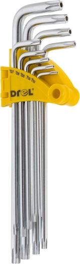Set of Extended TORX Keys 9 pcs DREL