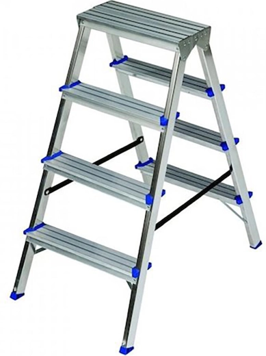 Double-sided aluminum step stool 4 steps ELKOP
