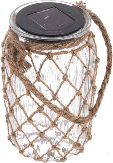 Natural design: glass and jute wrap
