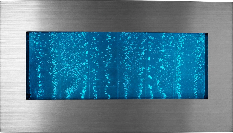 Pakabinama burbulinė vandens sienelė su RGB LED apšvietimu 95 × 55 × 11,5 cm