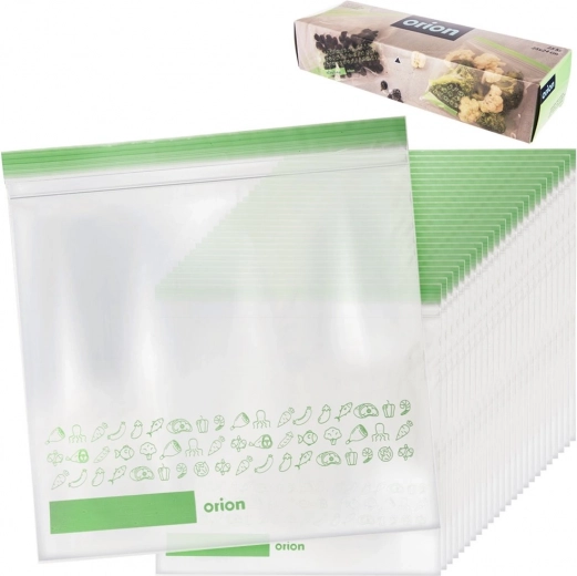 Food zip bags 25 × 24 cm, 25 pcs