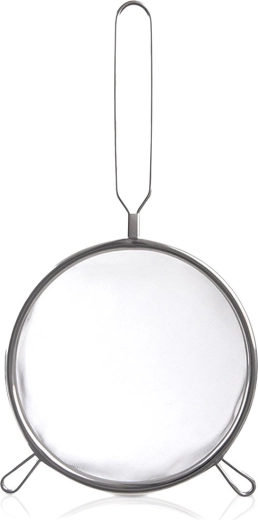Stainless steel kitchen strainer with handle 16 cm