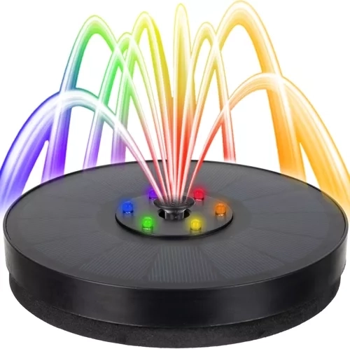 Įspūdingas vandens stulpas ir LED RGB atmosfera