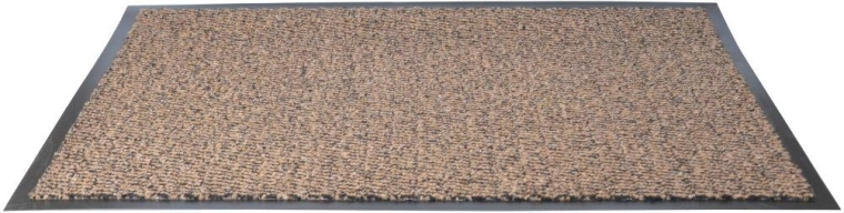 Lauko valymo kilimėlis iš gumos ir polipropileno 60 × 90 cm, melanžo spalvų miksas