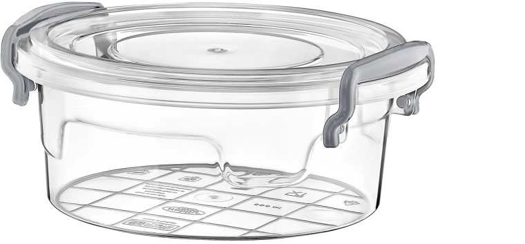 Round Food Container Multi Box 1.2 L with Sealing Lid