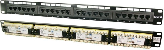Patch Panel CAT6 24 Ports LogiLink