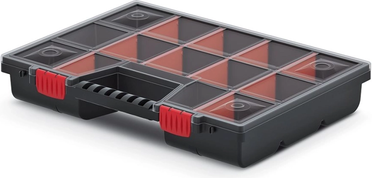 Plastic Organizer NOR 39 × 29 × 6.5 cm with Adjustable Compartments