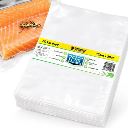 Embossed vacuum bags RENEW FORCE 15 × 20 cm, 105 µm - 1 piece