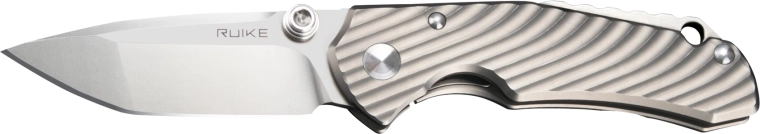 Ruike M671-TZ pocket knife 7 cm, titanium, gray