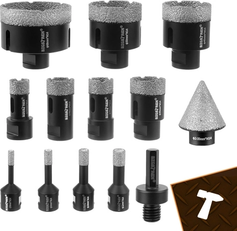 Universalus naudojimas: M14 + adapteris gręžtuvui