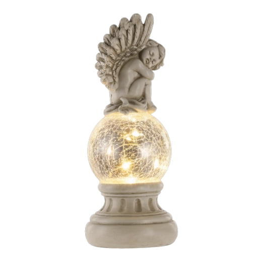 Crackle glass for an impressive lighting effect