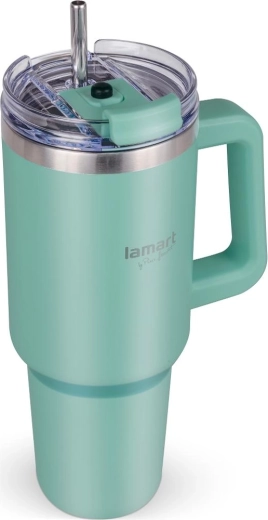 Lamart mėtų spalvos termo puodelis Huge, 1,2 l