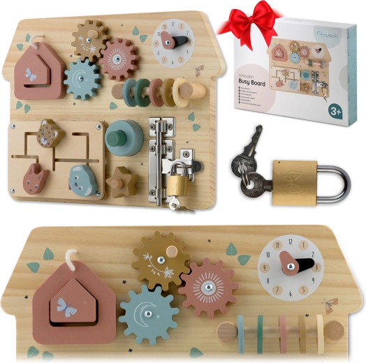 NUKIDO Wooden Sensory Board