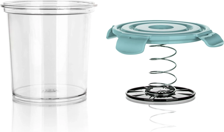 Clear plastic for easy visibility