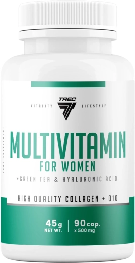 Trec Nutrition multivitaminai moterims, 90 kapsulių