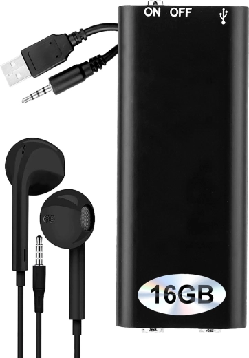 16 GB atmintis – iki apie 400 valandų įrašų