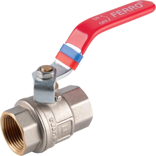 Full-bore ball valve with lever 3/4″ MM