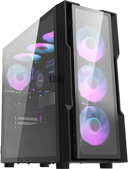Computer Case with RGB Lighting Darkflash
