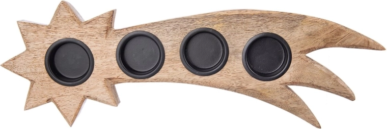 Natural wood combined with metal