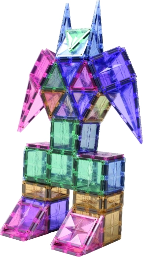 Cleverclixx magnetic building set Creative Pack Pastel (125 pcs)