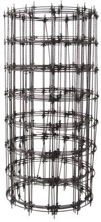 Kompozitinis bazalto kari tinklas 100 × 100 mm, strypo skersmuo 3,0 mm, matmenys 750 × 5000 mm (3,75 m²)