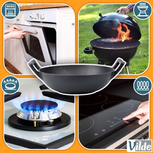 Versatile use on all heat sources