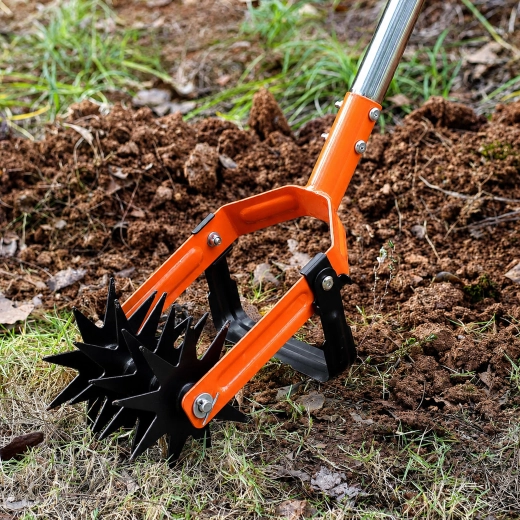 Helps with weeding and aeration