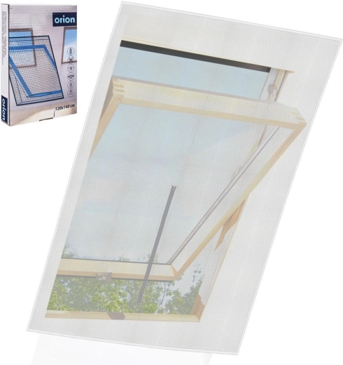 White Mosquito Net for Roof Window 140 × 120 cm