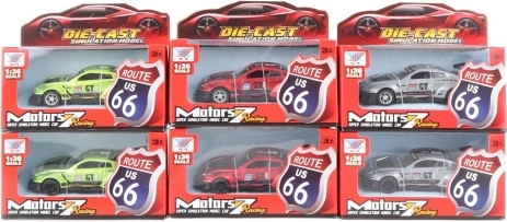 Metalinis automobilis su atgalinio patraukimo mechanizmu 11 cm