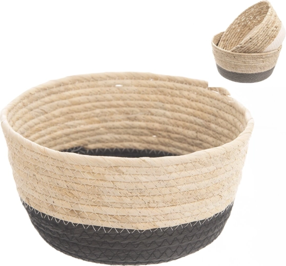 Sea grass storage basket 30 × 30 × 17 cm