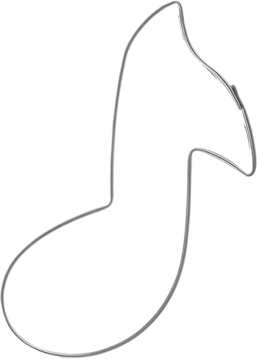 Stainless Steel Cookie Cutter Note 7 cm