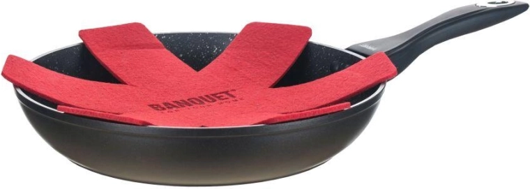 Aluminum Frying Pan LUMIA 20 cm with Non-Stick Surface and Temperature Indicator