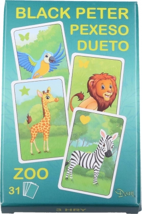 Kortos „Juodasis Petras“ Zoo – klasikinis šeimos žaidimas