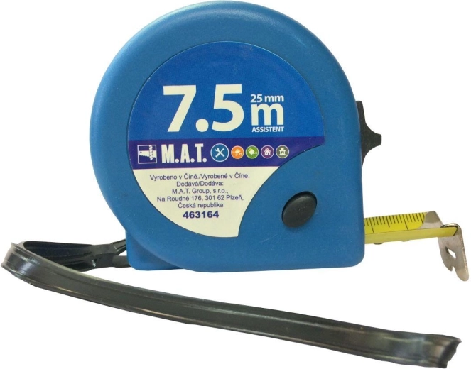 Ritininis metras 7,5 m × 25 mm ASSISTENT