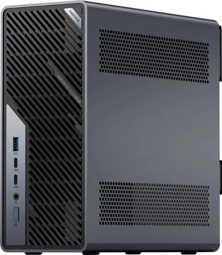 Minisforum MS-02 Ultra itin kompaktiškas mini kompiuteris su Intel Core Ultra 9 285HX procesoriumi