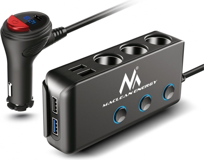 Car Splitter Adapter with Quick Charging Function