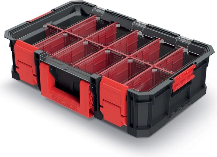 Modulinė transportavimo dėžė 517 × 331 × 134 mm, juoda