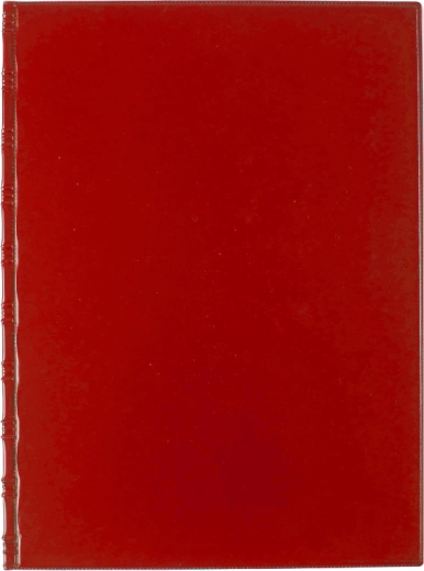 A4 Folder with Multiple Pockets Classic Red