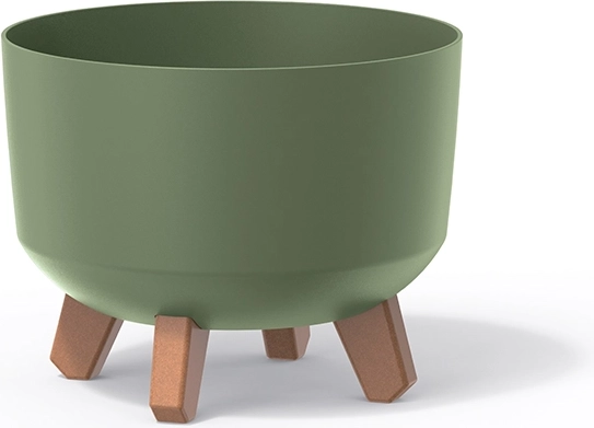Vazonas „Gracia Standard“, žemės žalios spalvos, skersmuo 23,8 cm