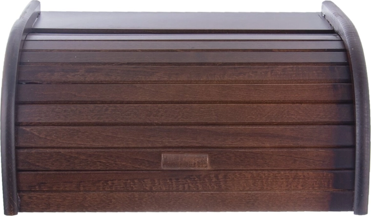 Amalie brown wooden bread box